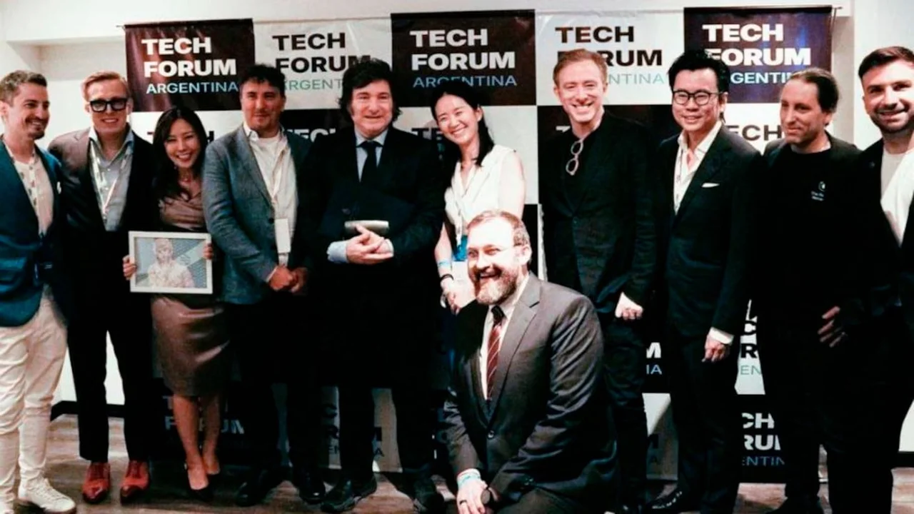 Javier Milei en el Argentina Tech Forum