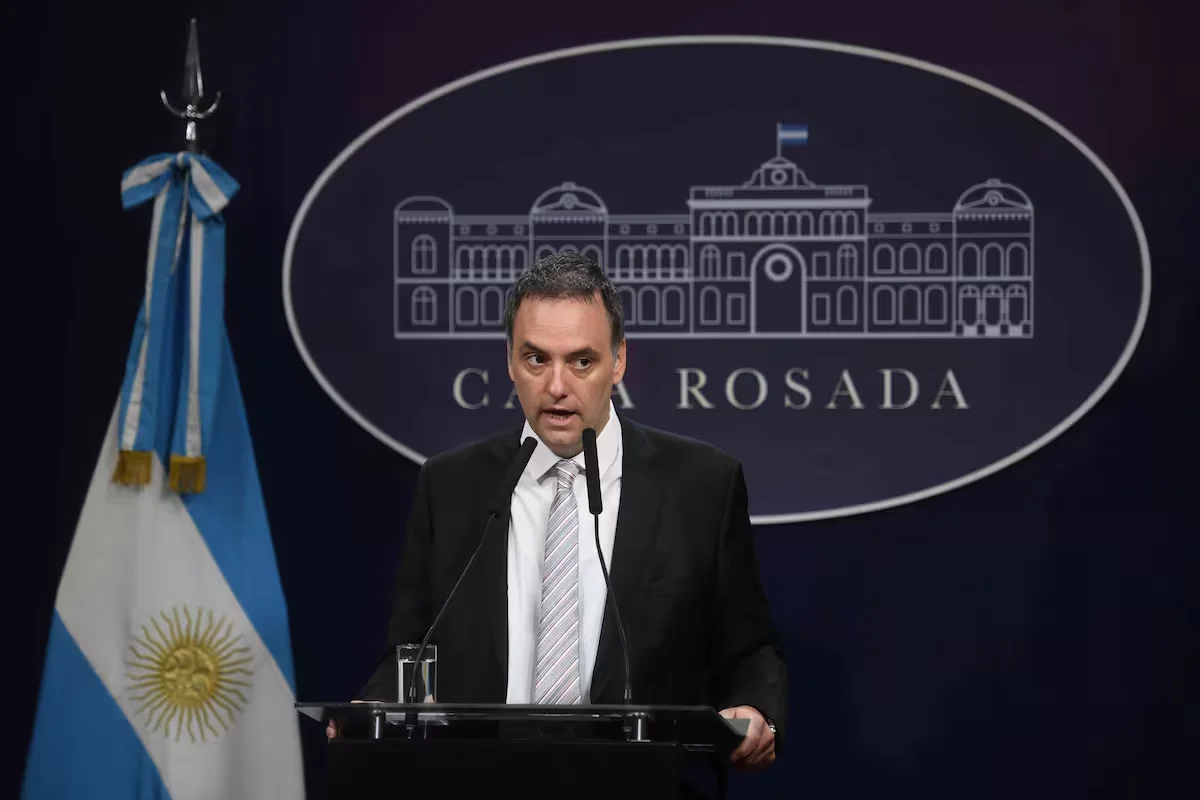 Manuel Adorni Casa Rosada