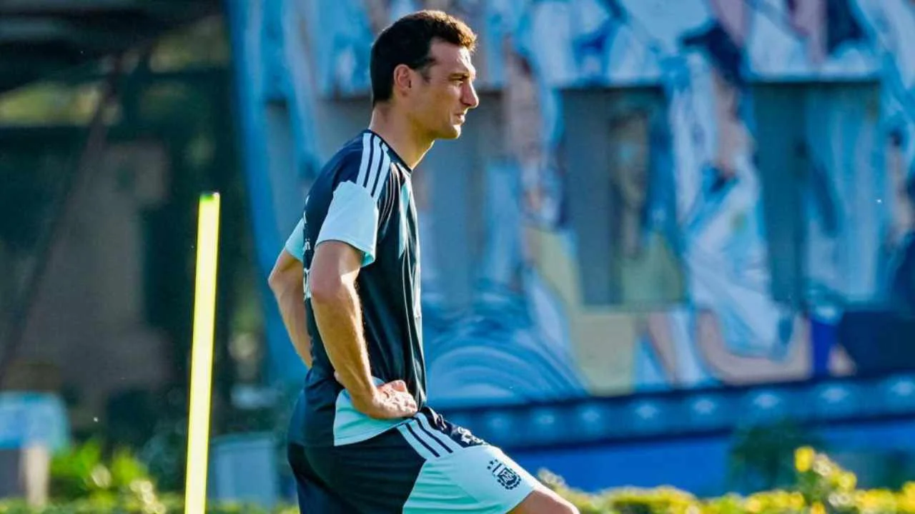 Scaloni y el alivio con las lesiones de varios jugadores.