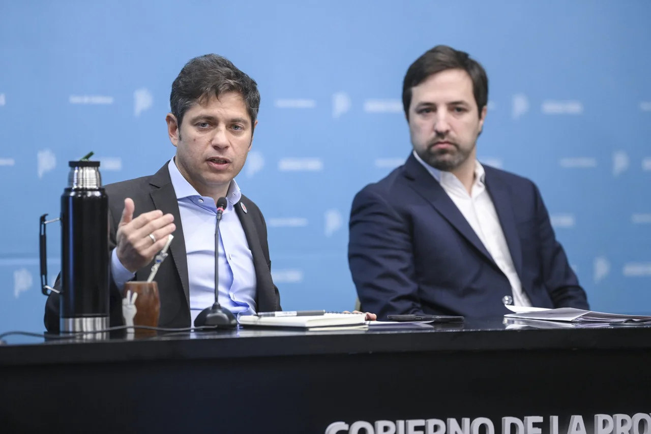 Kicillof y Kreplak.