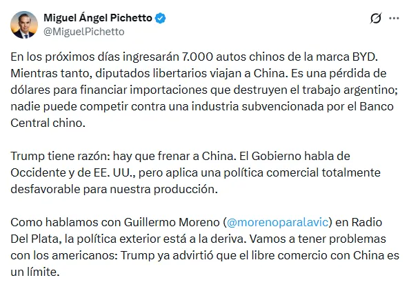 X Miguel Ángel Pichetto