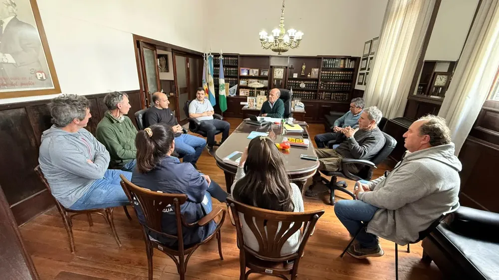Moccero coordina acciones junto a Hidráulica, Vialidad y la Autoridad del Agua