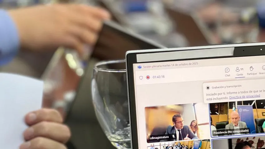 Sesión plenaria del Consejo de la Magistratura bonaerense