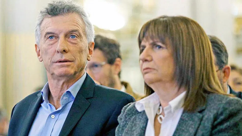 Macri y Bullrich.