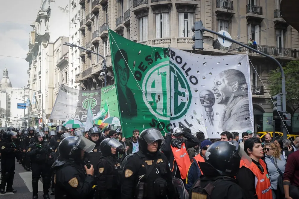 Protesta de ATE