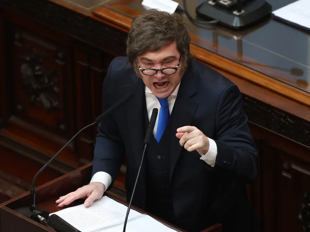 Javier Milei en el Congreso