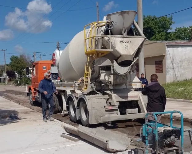pavimentación en Garré