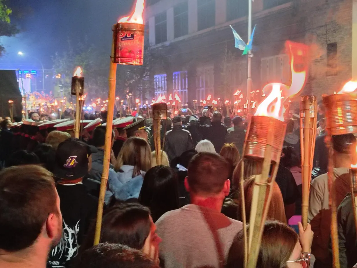 Vigilia por Malvinas en San Andrés de Giles Vigilia por Malvinas en San Andrés de Giles