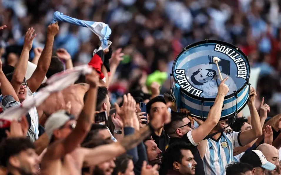 Hinchada argentina.