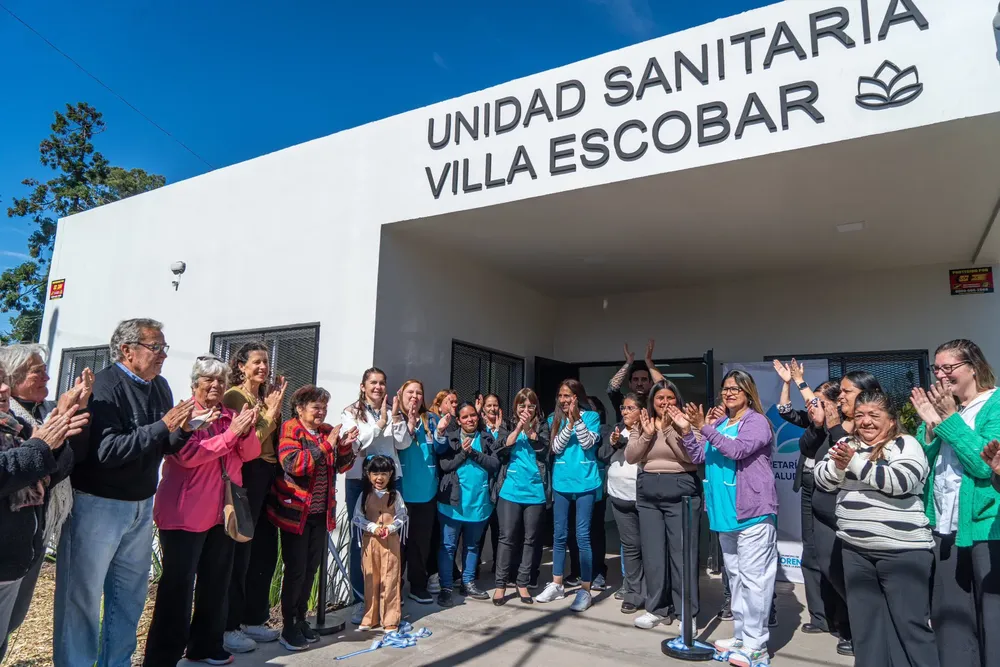 Se reinauguró la Unidad Sanitaria Villa Escobar