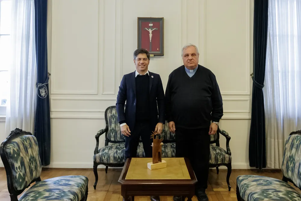Axel Kicillof con Marcelo Daniel Colombo