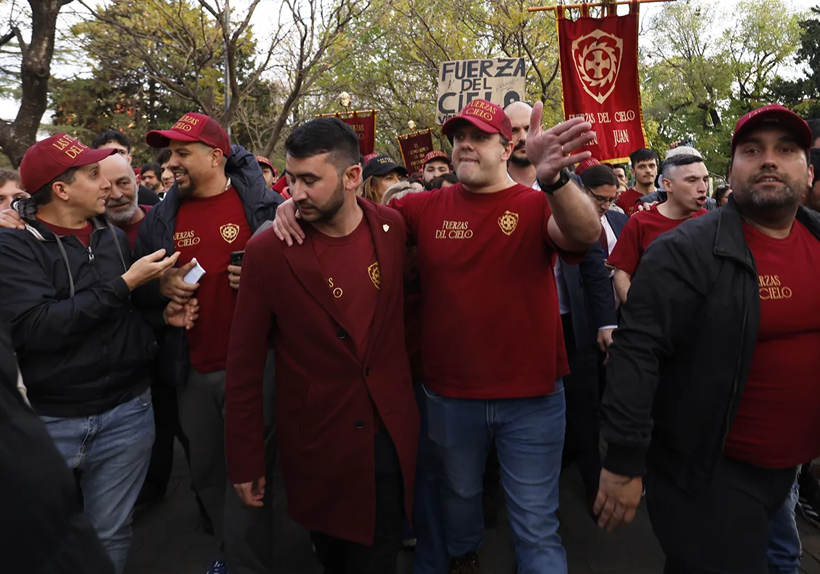 Sotelo y el Gordo Dan, referentes de Las Fuerzas del Cielo