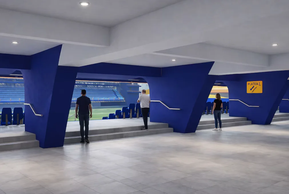 Así quedaría la nueva Bombonera 3