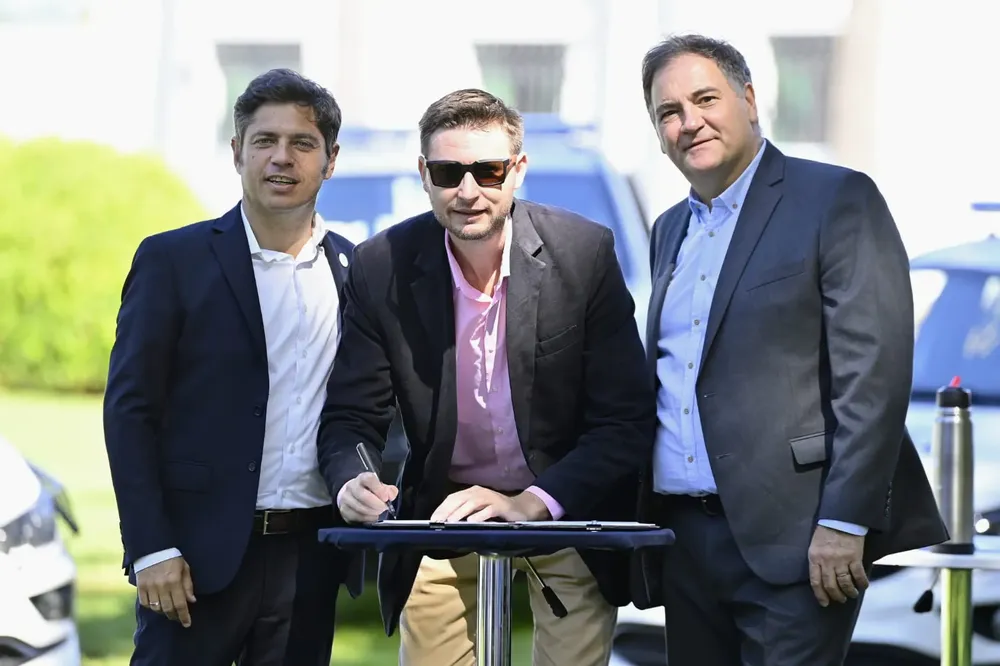 Ferraris junto a Kicillof Ferraris junto a Kicillof