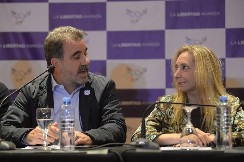 Cristian Ritondo y Karina Milei