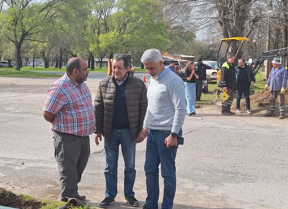 Marini supervisó obra