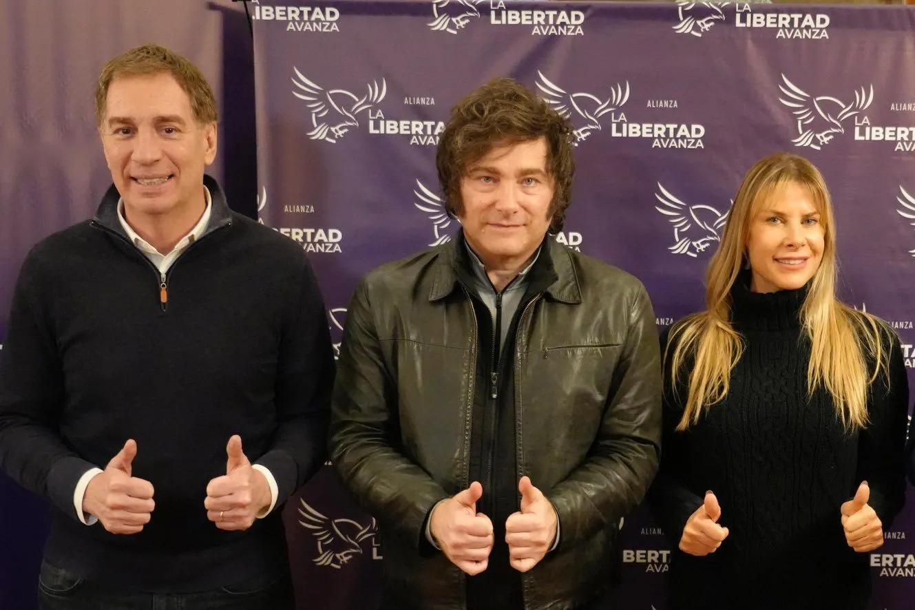 Santilli, Milei y Reichardt