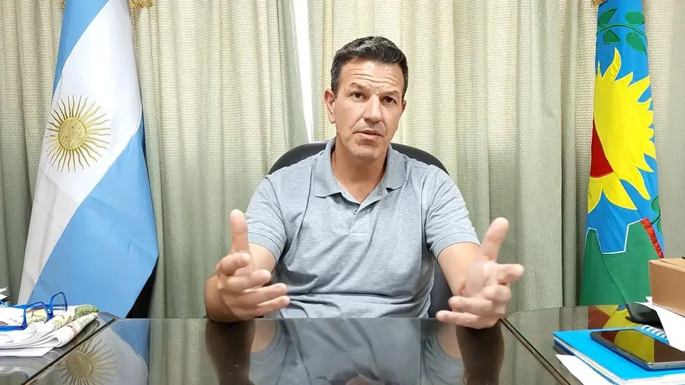 Maximiliano Sciaini, intendente de Roque Pérez