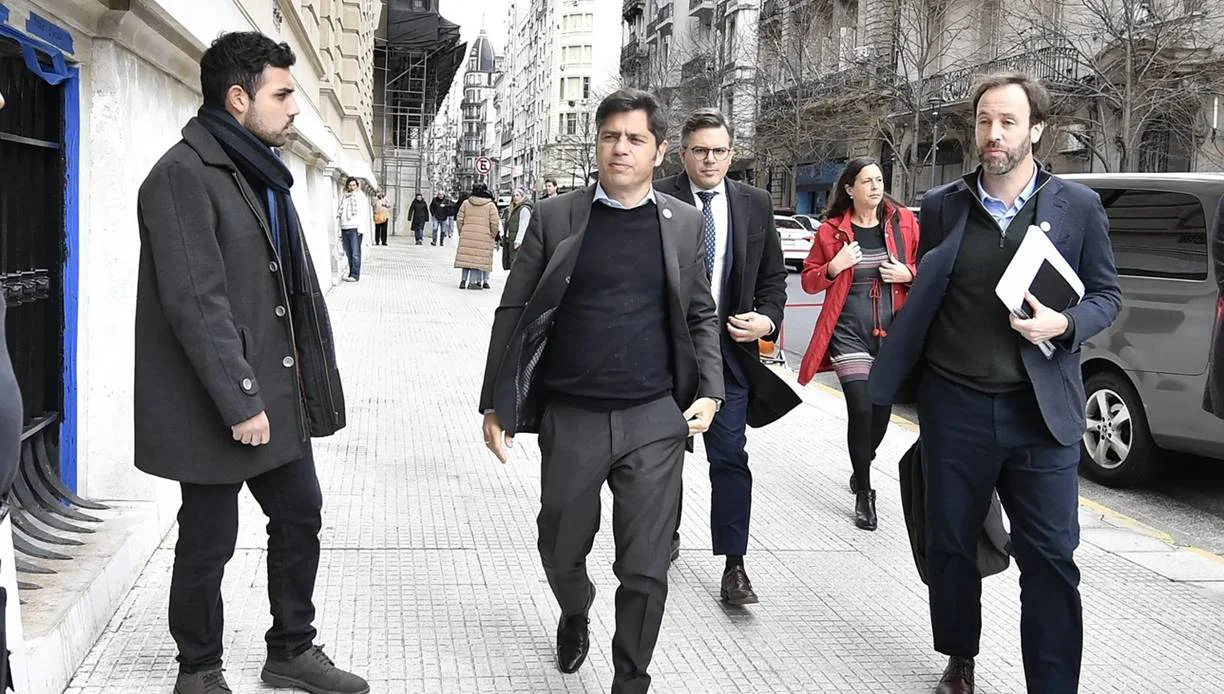 Kicillof y López.