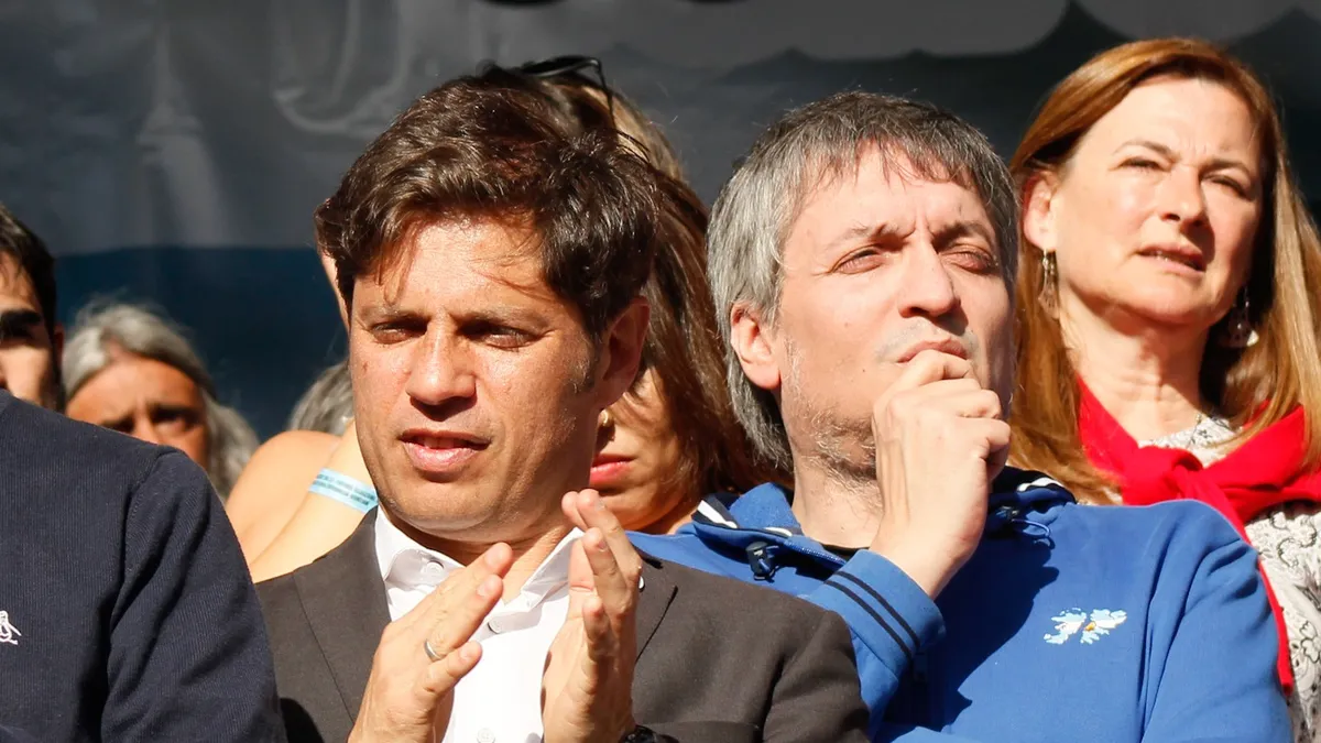 Axel Kicillof y Máximo Kirchner
