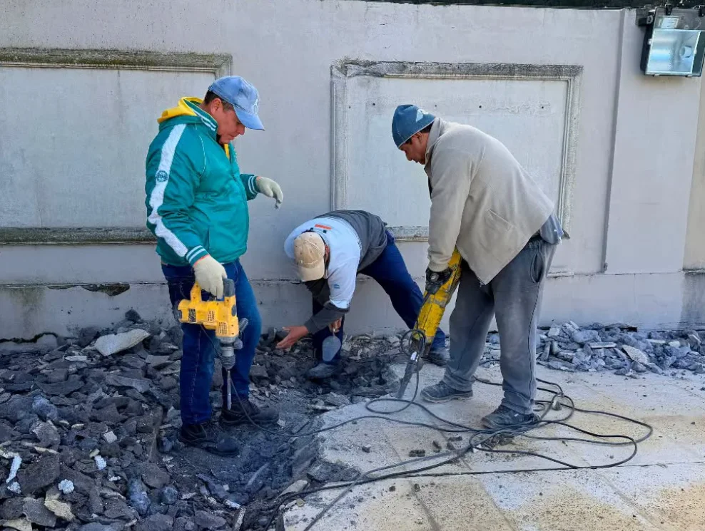 Obras en complejo