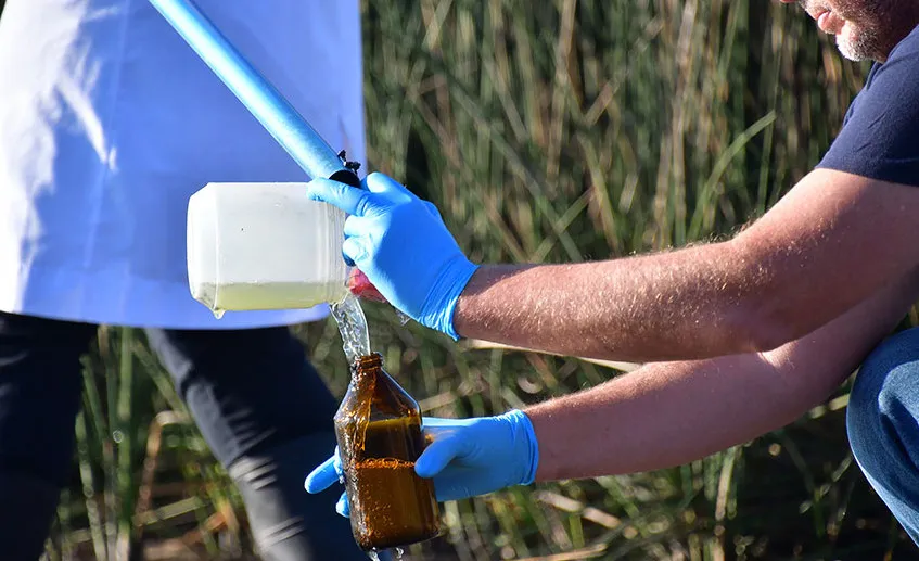 Análisis de agua en el partido de Lobos