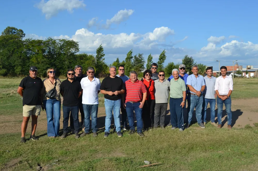 Golía destacó el avance del relleno de la quinta y proyectó desarrollo urbano