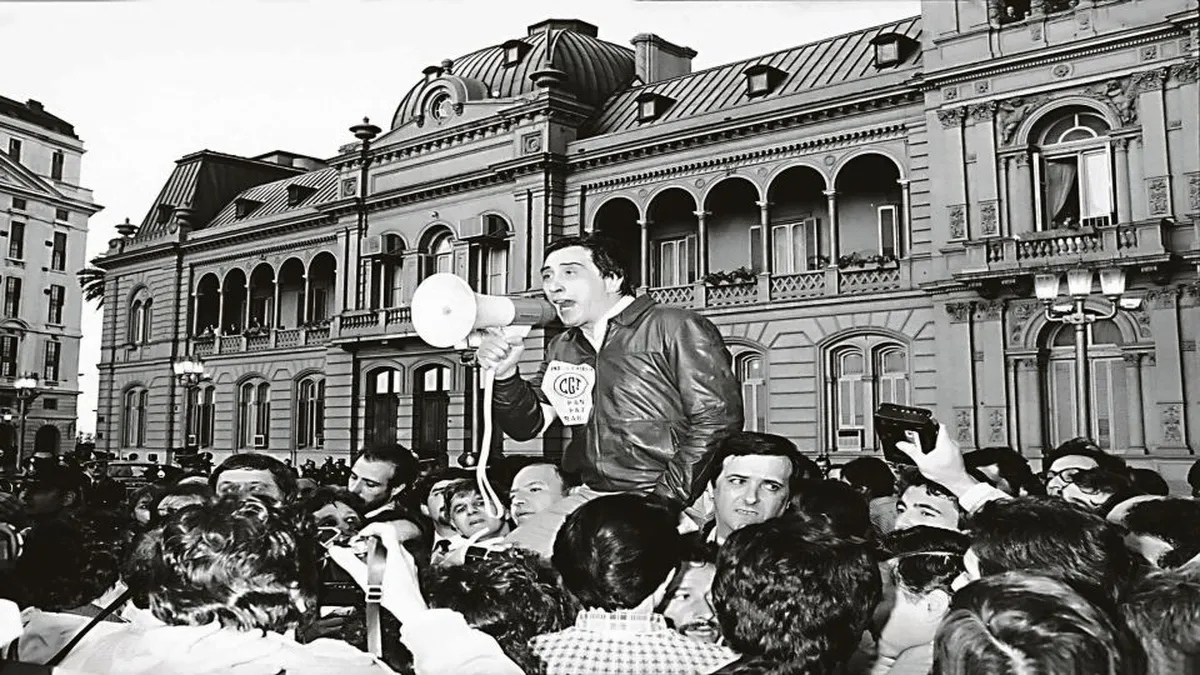 Primera huelga general contra Raúl Alfonsín (1984) Primera huelga general contra Raúl Alfonsín (1984)