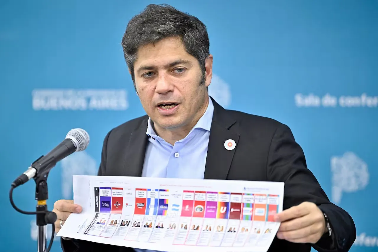 Kicillof con la Boleta Única Papel