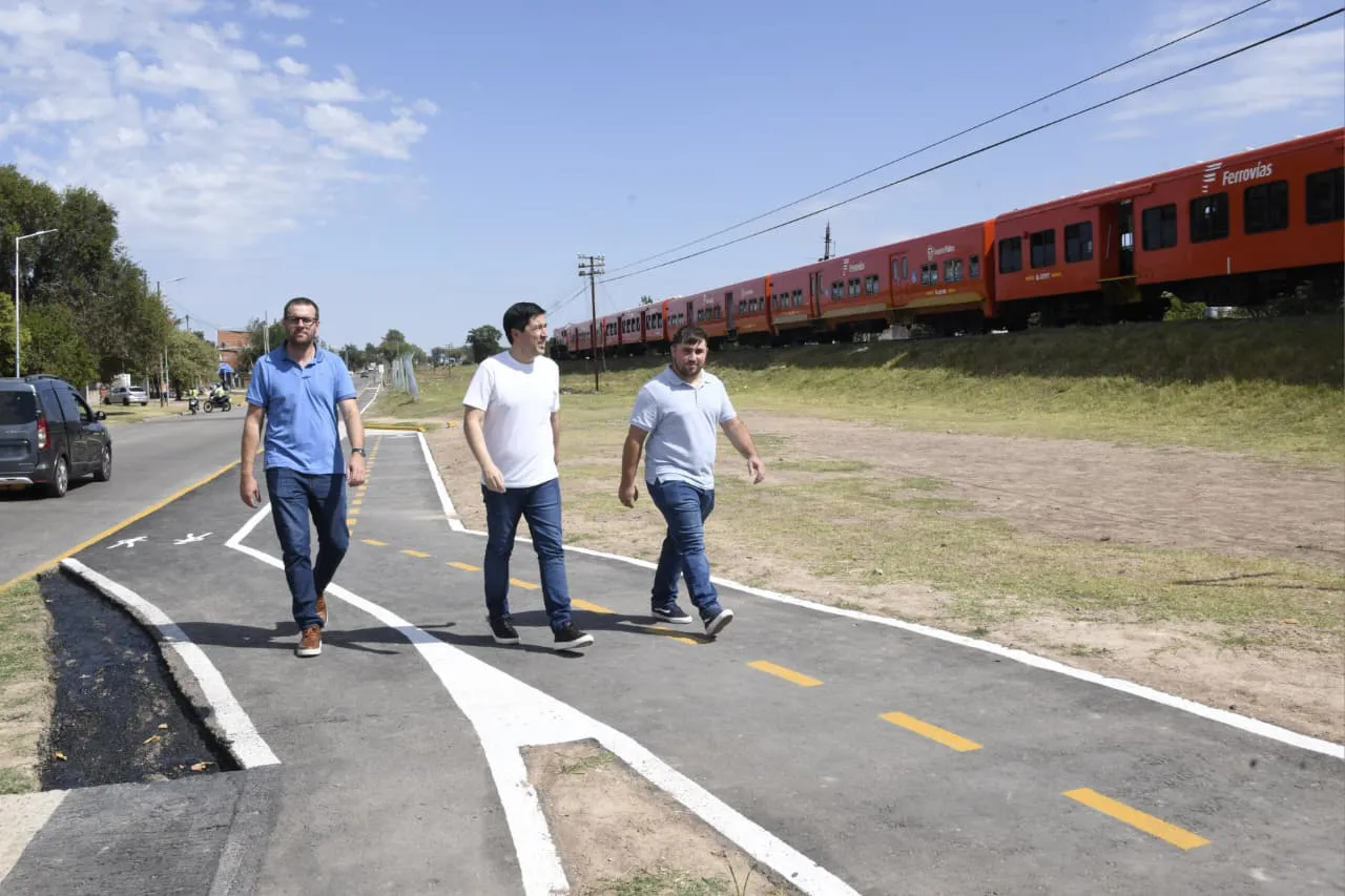 Nardini recorrió el avance del Corredor Seguí entre Grand Bourg y Tierras Altas