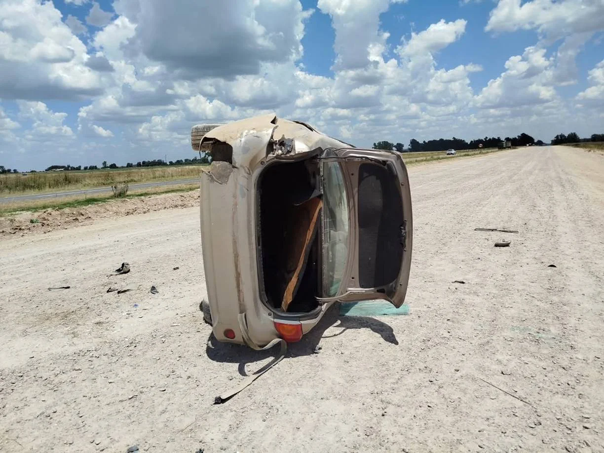 Accidente en RN5 a la altura de Suipacha