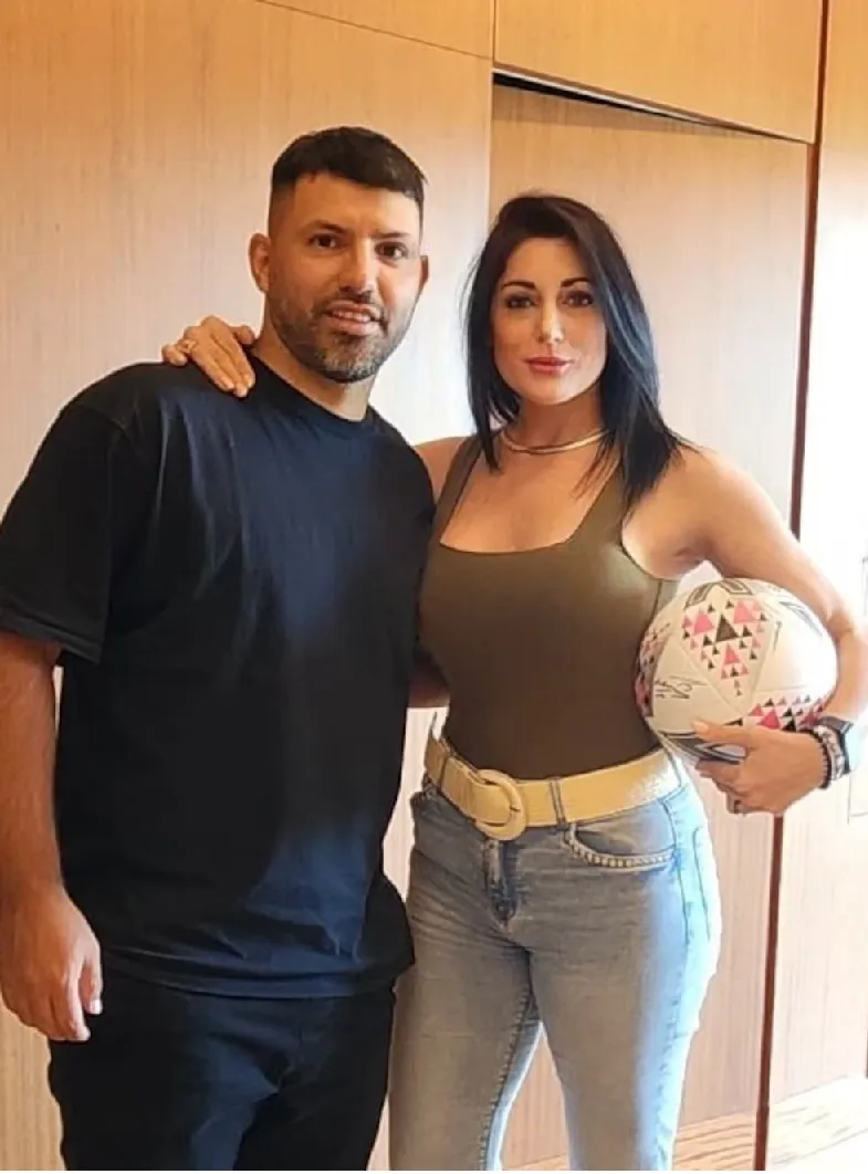 Kun Aguero Juliana Santillan