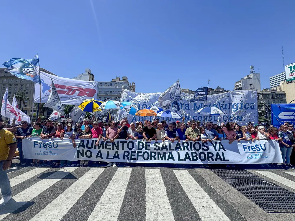 Gremios movilización paro Milei