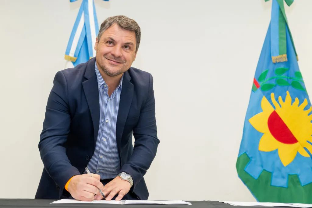 Miguel Gesualdi, intendente de San Andrés de Giles.