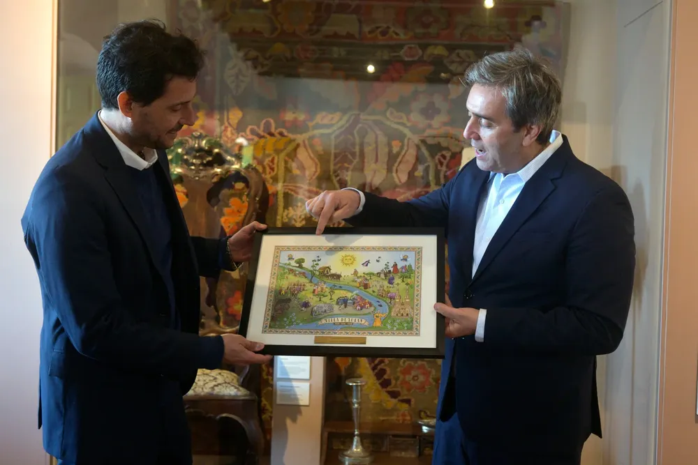 Luján firmó un acuerdo de hermanamiento con la ciudad cordobesa de Villa Nueva