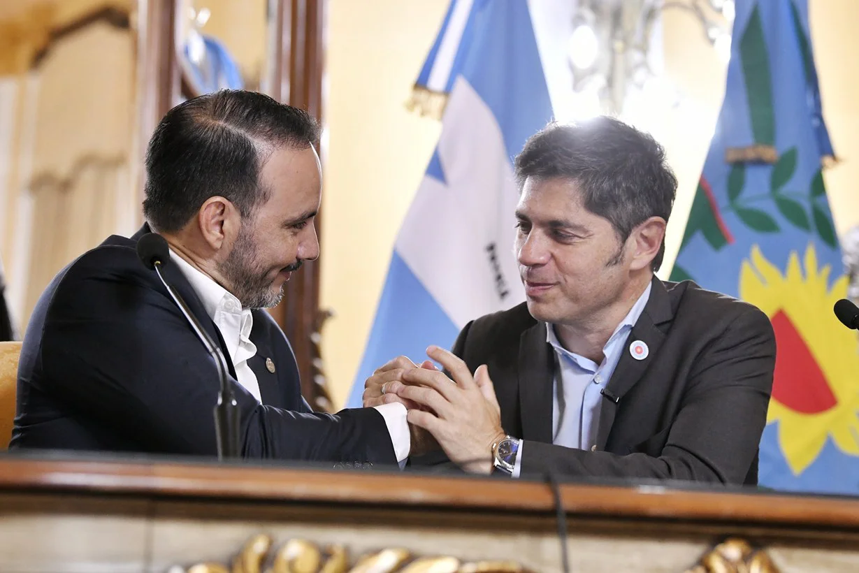 Juan Pablo Valdés y Axel Kicillof.