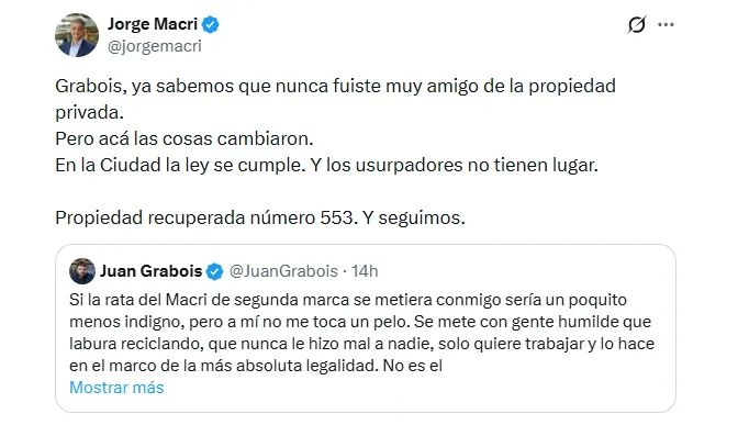 X Jorge Macri