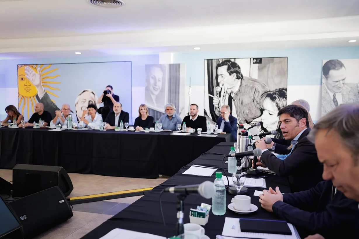 Axel Kicillof asumió la presidencia del Partido Justicialista (PJ) bonaerense en un acto realizado en La Plata.