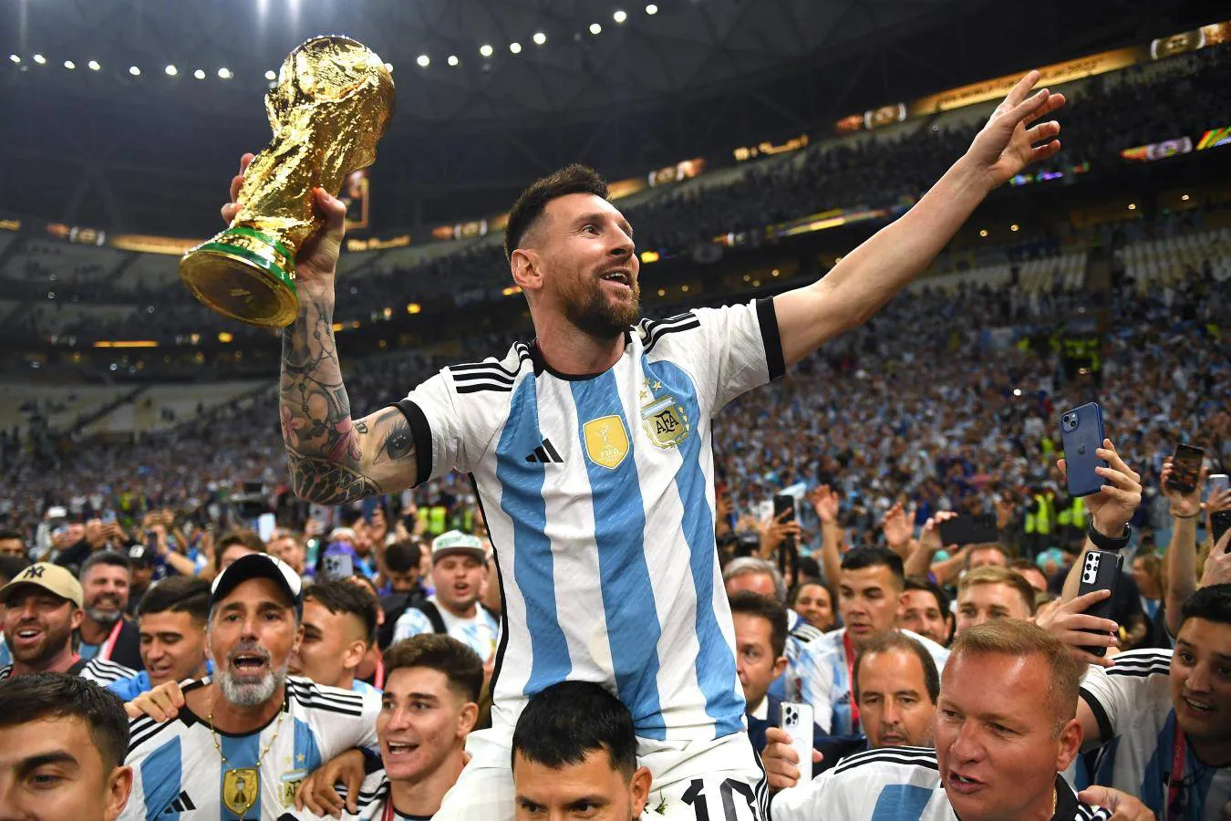Messi campeón mundial con la selección Argnentina de fútbol | Qatar 2022