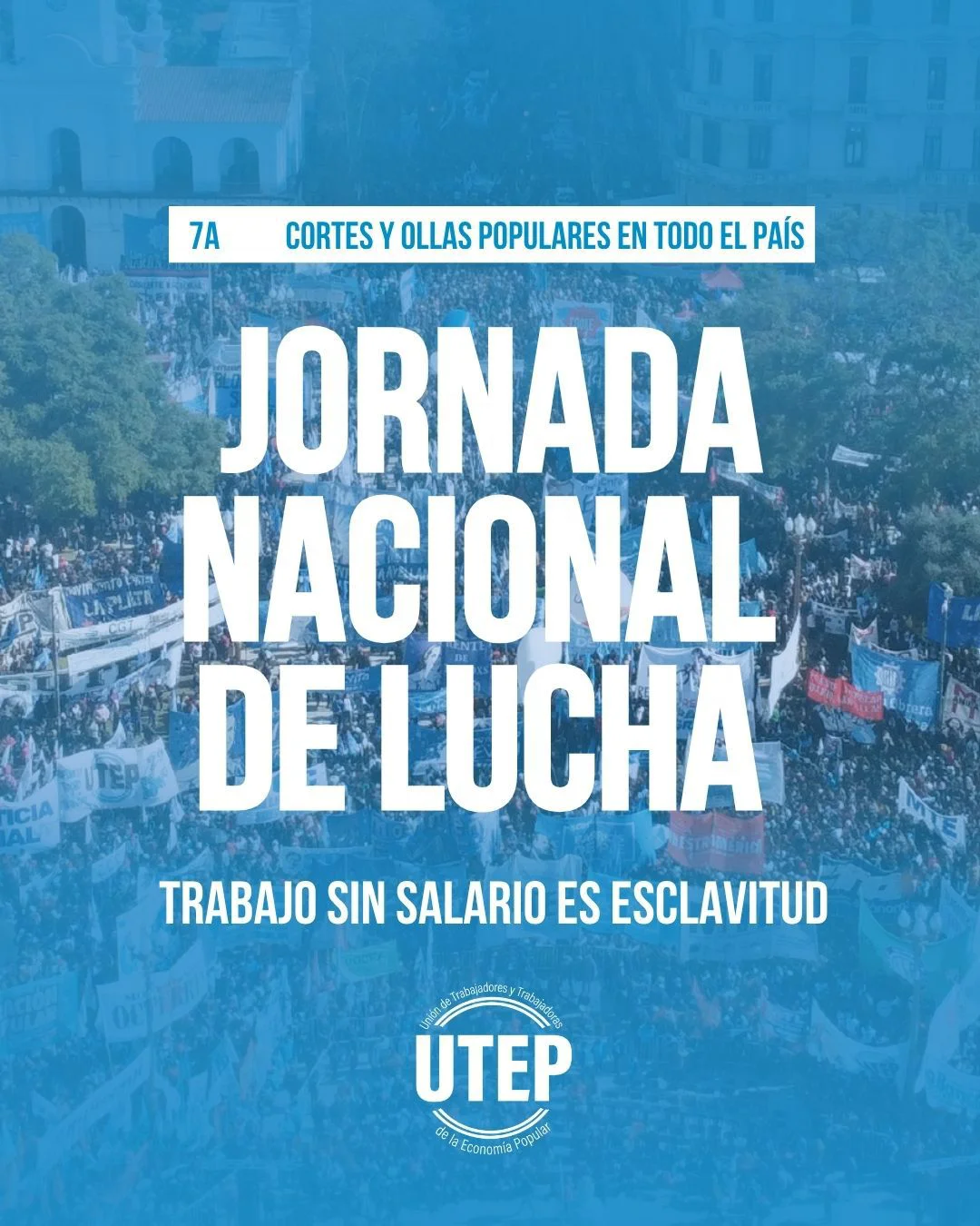 Jornada de protesta de la UTEP
