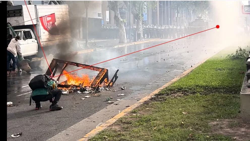 Disparo a Pablo Grillo