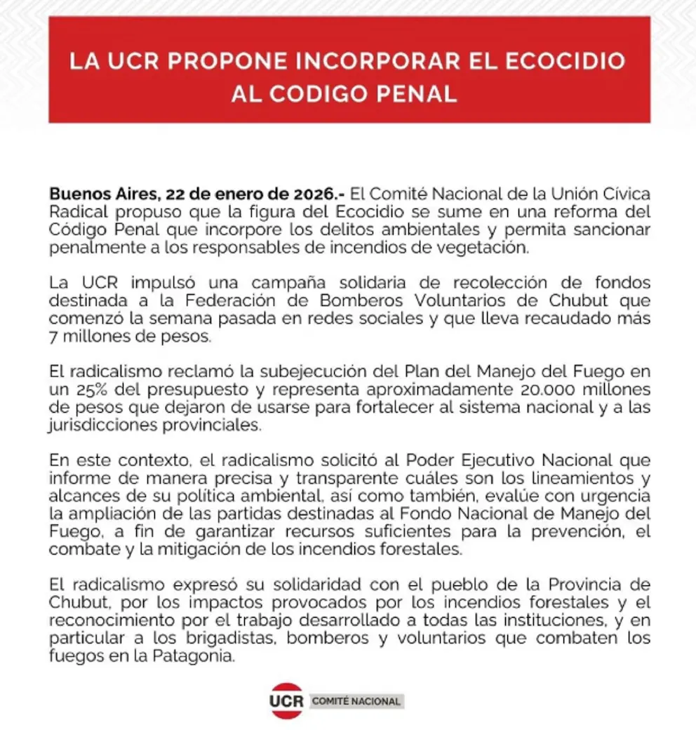UCR Código Penal