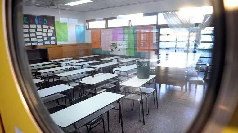 Paro docente - aulas vacías