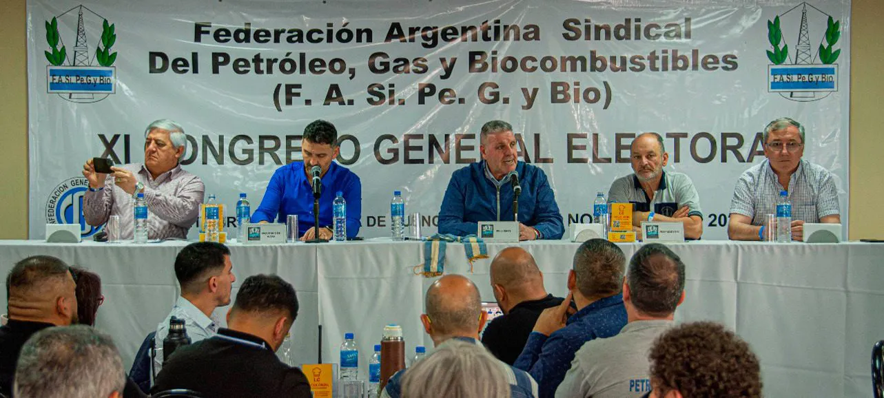 Mario Lavia, titular de la Federación de Petroleros